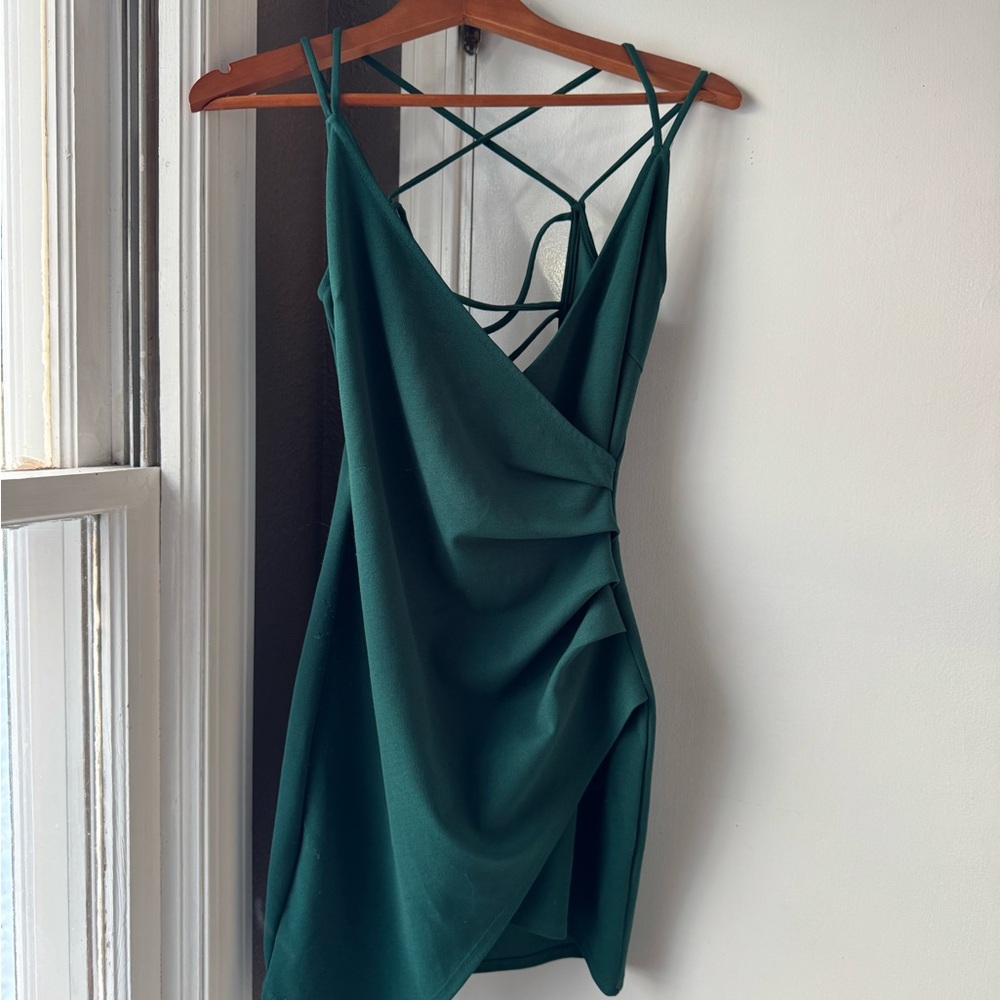 Sexy Green Strappy Dress